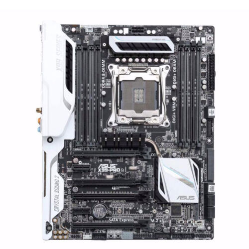 Lga 2011-3 Asus X99-Pro Motherboard X99 Ram Wifi & Bluetooth M.2 Overclocking