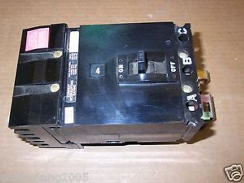 Square D FA FA36030 30 amp 3 pole 600v circuit Breaker Black paint