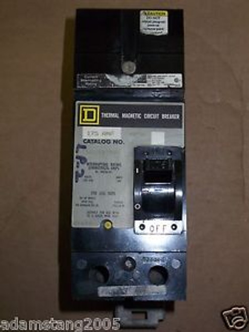 Square D Q2 Q221175AC 2 Pole 175 amp 120/240v Circuit Breaker /