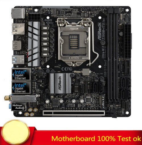 100% Testeded For Asrock Z390M-Itx/Ac Motherboard Supports M.2 Ddr4 64Gb Lga1151