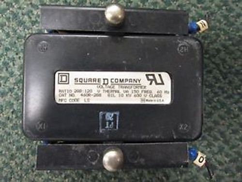 Square D Voltage Transformer 460R-288 288:120 Ratio 150VA 60Hz Used