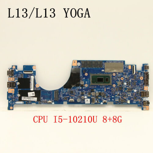 Original For Lenovo L13/ L13 Yoga Motherboard Cpu I5-10210U 8+8G Fru 5B20S72247