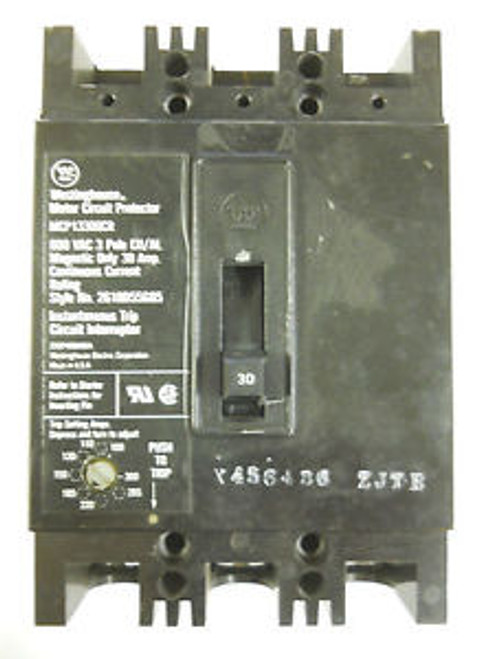 WESTINGHOUSE 30 AMP CIRCUIT BREAKER 3 POLE MCP13300CR