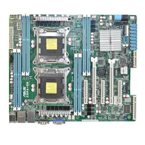 For Asus Z9Pa-D8 2011 Pin Dual Motherboard Dual Cpu Supports E5-2680V2 Test Ok