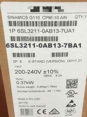 1Pcs New  6Sl3211-0Ab13-7Ba1