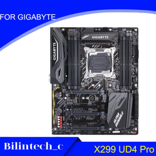 For Gigabyte X299 Ud4 Pro Hdmi 256Gb Lga 2066 X299 Ddr4 Motherbroad Test Ok