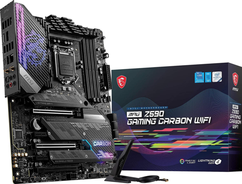 Msi Mpg Z590 Gaming Carbon Wifi Lga 1200 Intel Z590 Sata 6Gb/S Atx Intel Motherb