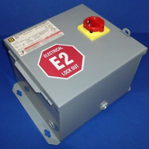 SQUARE D 230/460V TO 115V STEP-DOWN TRANSFORMER DISCONNECT SK1000G1