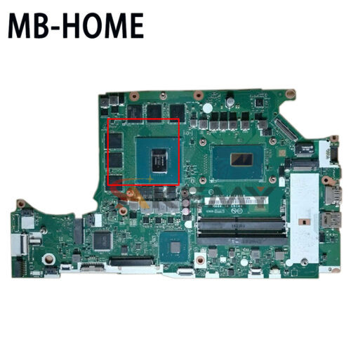For Acer Helios 300 Ph315-51 I5 I7 Gtx 1060 6G  La-F991P Nbq3F11001 Motherboard