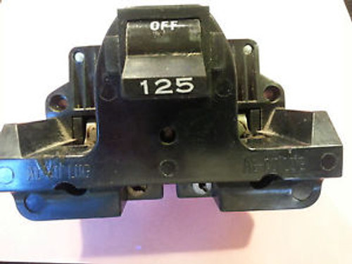 FPE Federal Pacific Electric 125 Amp Main Circuit Breaker Type 2B 120V / 240Volt