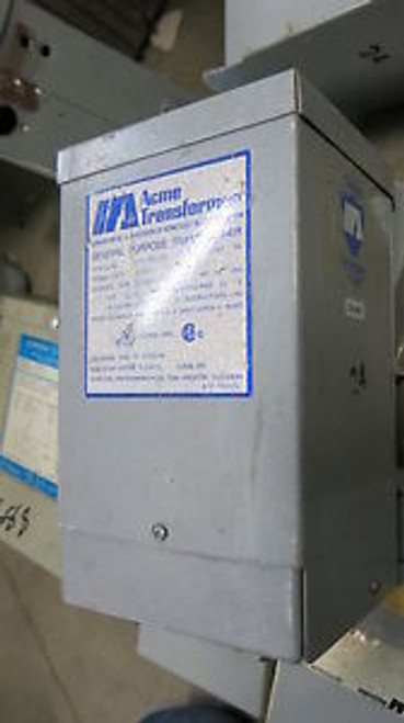 ACME 1 KVA, 240/240x120/240 Volt Transformer- T586