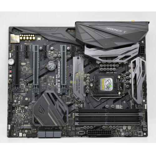 For Asus Rog Maximus X Hero Motherboard Lga1151 Ddr4 Mainboard Tested