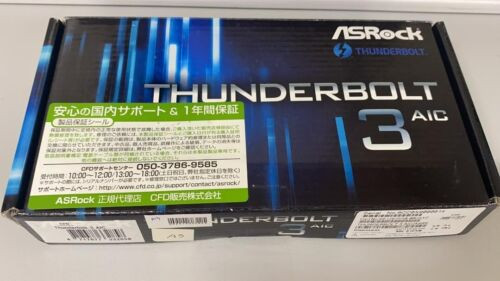 Asrock Thunderbolt3 Aic Expansion Interface Board Pciex4 Thunderbolt3 Good Japan
