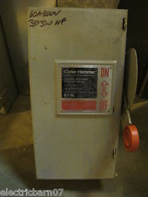 Cutler Hammer DH362UGK 60 Amp, 600 Volt, Non-Fused Disconnect