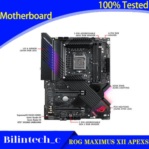 For Asus Rog Maximus Xii Apex M12A Motherboard Z490 10900Ka 1200Pin