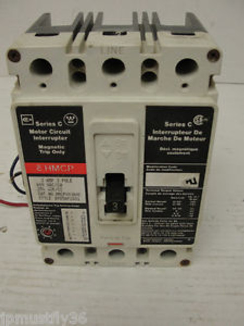 Used Cutler Hammer circuit breaker, 3 A, HMCP003A0C
