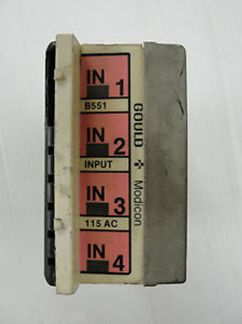 Gould Modicon input module b551 without fuses