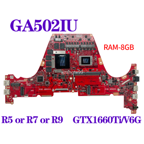 Motherboard For Asus Ga502Iv Ga502Iu Ga502 Ga502Du Ga502I R5 R7 R9 Gtx1660Ti/V6G