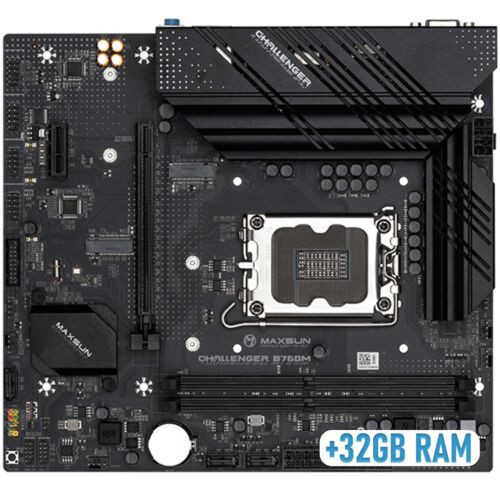 Motherboard Micro-Atx B760M Ddr4 32Gb Ram 12° 13° Gen I7 I9 Gaming Pcie 4.0 Pc