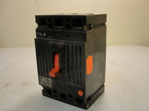 8597 Used, GE THED136015 Circuit Breaker 15A 3Pole 600Vac