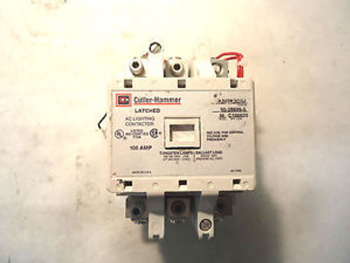 CUTLER-HAMMER A202K3CIM 100 AMP LATCHED AC LIGHTING CONTACTOR