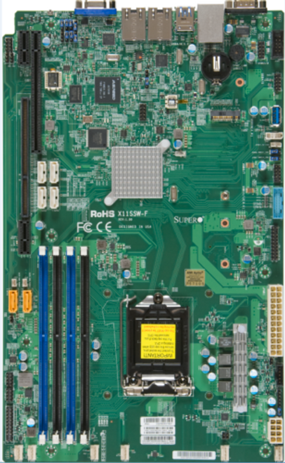 Supermicro X11Ssw-F Motherboard Intel C236 Chipset Wio Dual Gbe Full Warranty