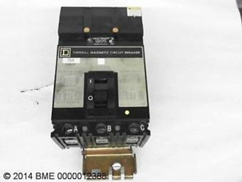 SQUARE D CIRCUIT BREAKER - FH36070 - 3 POLE - TYPE FA - 70 AMPS - 480V - USED