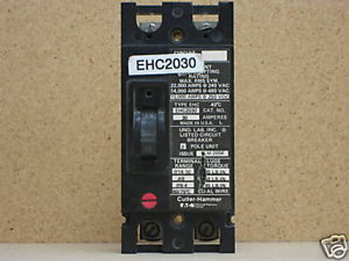 Cutler-Hammer - EHC2030 - Circuit Breaker, 30A 480V