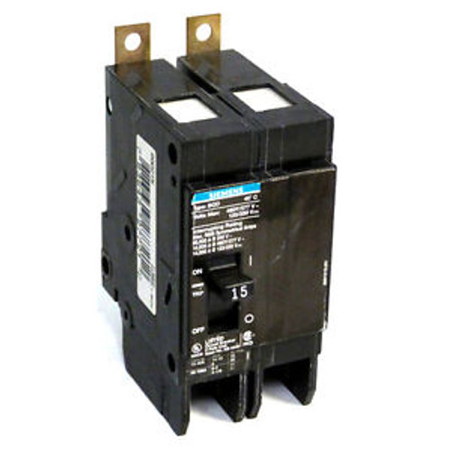Siemens BQD215 15A 2-Pole 480V Circuit Breaker