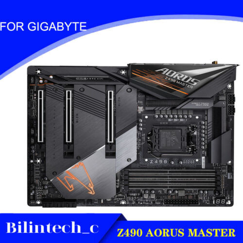 For Gigabyte Z490 Aorus Master Motherboard 128Gb Z490 Lga1200 Ddr4 Atx