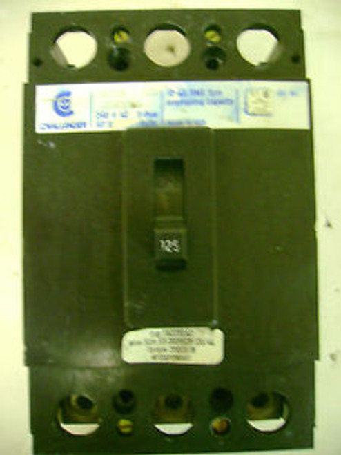 CHALLENGER CIRCUIT BREAKER CAT CD3125 125A 240V 3 POLE