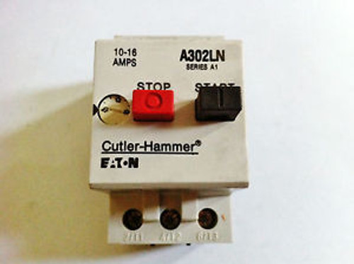 CUTLER HAMMER EATON A302LN SER A1 10-16AMPS 600VAC 50/60Hz NOS