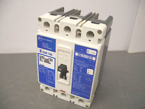 CUTLER-HAMMER BLUE CIRCUIT BREAKER CAT EHD3060L 60A/480V/3POLE