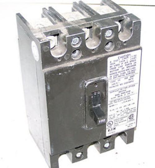 EATON ELECTRIC 150AMP CIRCUIT BREAKER 3 POLE TYPE CC / CC3150YJ