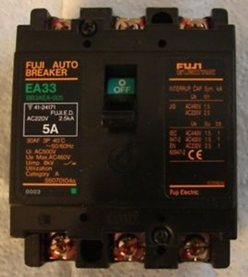 Fuji EA33 BB3AEA-005 Auto Breaker AC 220V 5A