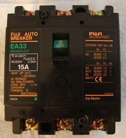 Fuji EA33 BB3AEA-015 Auto Breaker AC 220V 15A