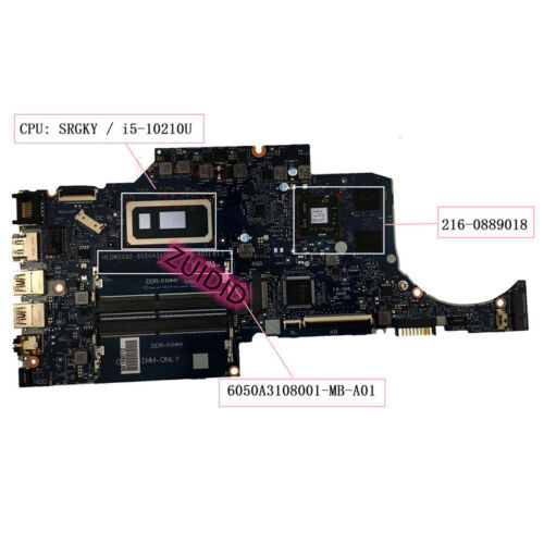 For Hp 14-Cr 14S-Cr2002Tu Laptop Motherboard 6050A3108001-Mb-A01 I5-10210U Cpu