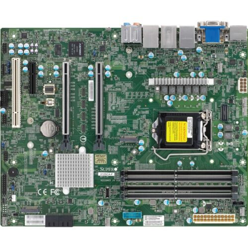 Supermicro X12Sca-F Motherboard - Intel W480 Chipset, Support Intel Comet Lake-S