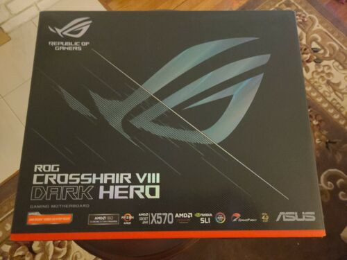 New Asus Rog Crosshair Viii Dark Hero X570 Motherboard Am4 Amd X570 Sata In Hand