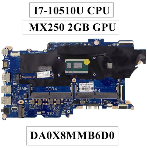 Da0X8Mmb6D0 L78082-001 L78082-601 Hp 440 450 G7 W/ I7-10510U Cpu 2Gb Motherboard