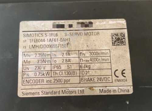 1Pcs Used 1Fl6044-1Af61-0Ah1