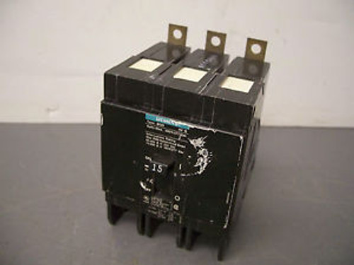 SIEMENS CIRCUIT BREAKER CAT BQD315 15A/480V/3POLE