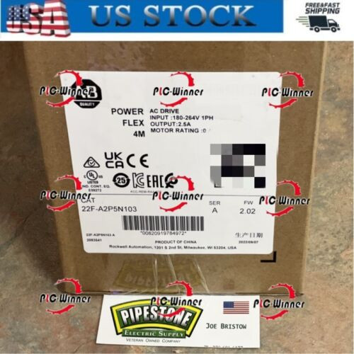 New In Sealed Box 22F-A2P5N103 A-B  Factory Sealed-  Ship