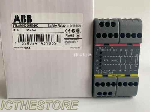 ABB 2Tla010026R0200 Safety Relay Rt6 24 Vac