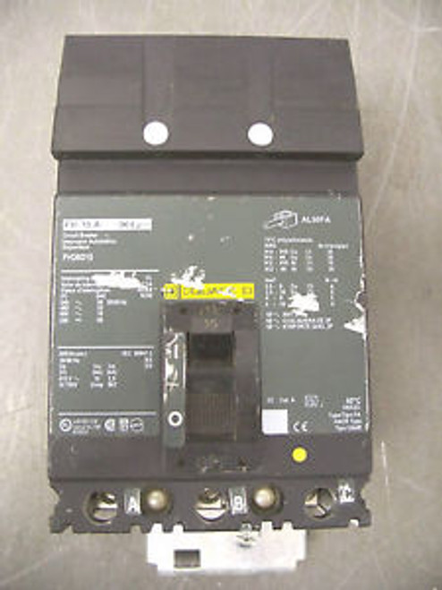 SQUARE D I-LINE CIRCUIT BREAKER CATFH36015 15A/600V/3POLE
