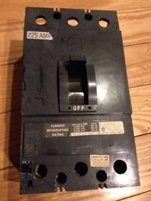 SQUARE D LJ6791 225AMP CIRCUIT BREAKER  Great Condition