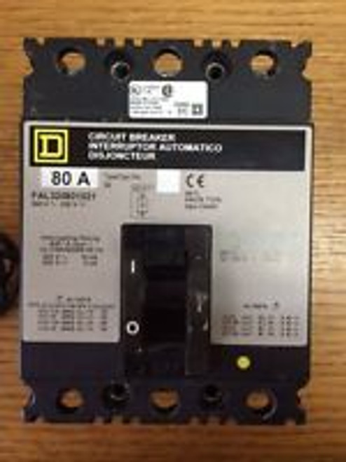 Square D SQD 3 Pole 80A/240V Circuit Breaker FAL320801021