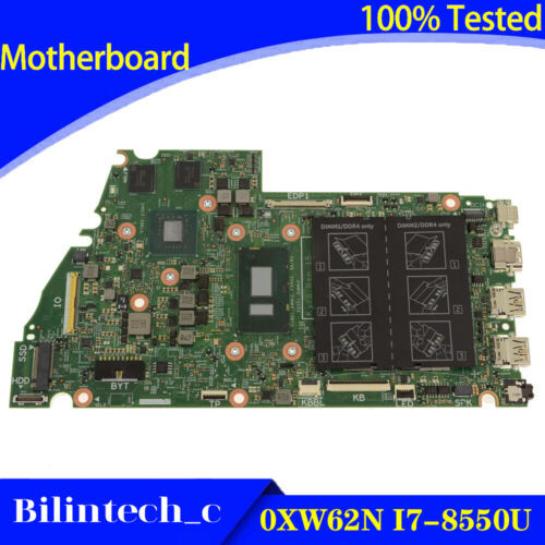 For Dell Lnspiron 7573 Laptop Motherboard I7-8550U 940Mx 2G 16841-1 0Xw62N Xw62N