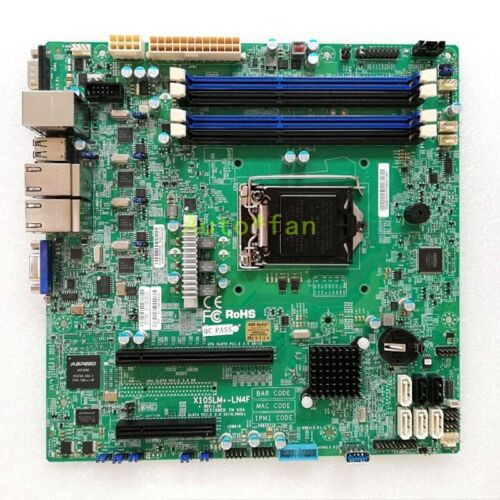 1Pcs New X10Slm+-Ln4F Server Motherboard Lga1150 Ddr3 C224 Chipset