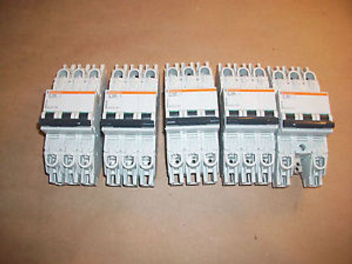 5pc Merlin Gerin C10A Multi9 C60 Circuit Breaker     Catalog Number 61330